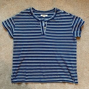 Madewell Striped T-Shirt Blue XS